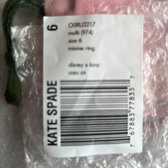 Disney X Kate Spade New York Minnie Ring size 6 - Picture 6 of 13